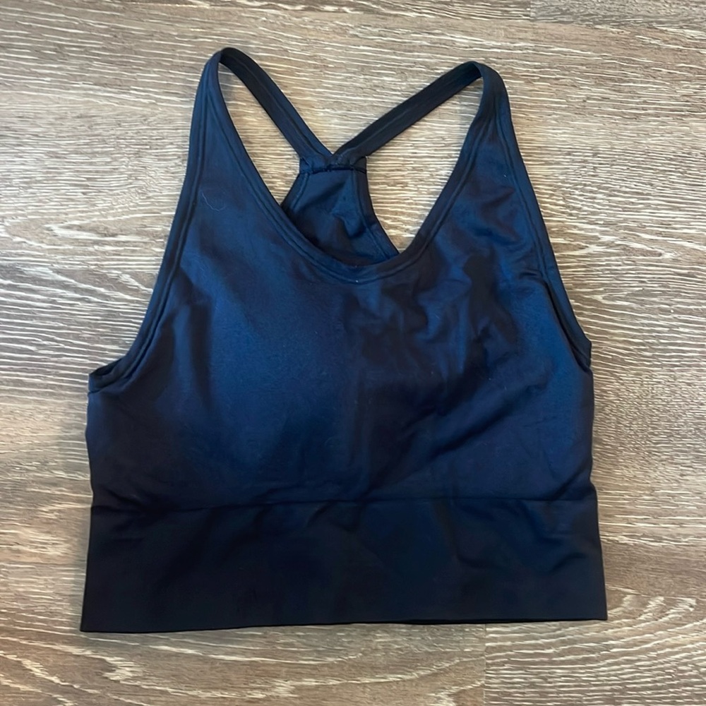 Z by Zella Black Cropped Tank